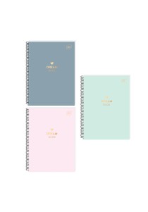 Τετράδιο σπιράλ Interdruk Dream Book - 3 θεμάτων 