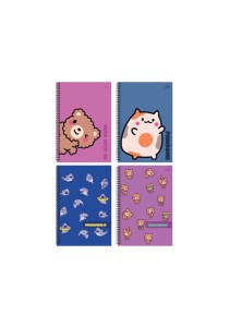 Τετράδιο σπιράλ Β5 Interdruk 2 θέματα  - Cute Kawaii