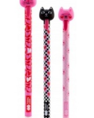 ΣΤΥΛΟ ERASE 0,5mm HAPPY COLOR LOVE CATS 