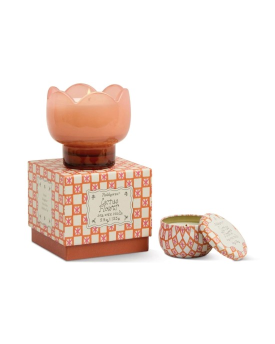 Tulip κερί σόγιας σε γυάλινο δοχείο, Cactus Flower 155gr - Paddywax
