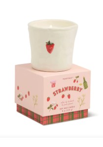 Strawberry Φυτικό Κερί 226gr σε κεραμικό δοχείο, Bistro Strawberry - Paddywax