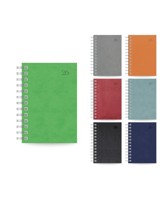 Ημερήσιο ημερολόγιο 2026 The Writing Fields Spiral 14*20 cm.