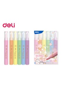 Μαρκαδόροι Υπογράμμισης Deli Macaron Miyou