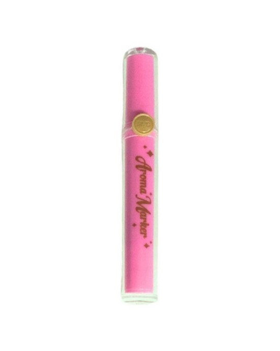 Μαρκαδόρος Υπογράμμισης M&G Aroma Glitter Pink με άρωμα peach