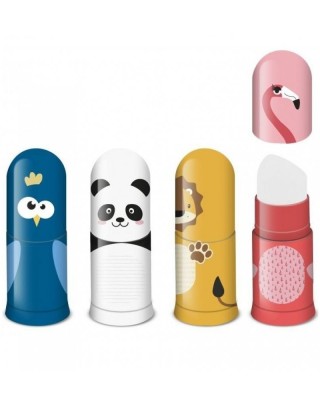 Ξύστρα & Γόμα Faber Castell Faces Animals (4 Σχέδια)