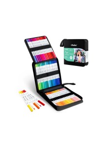 Ohuhu Σετ 60 Μαρκαδόρων Pupe Paper-friendly με Βάση το Νερό - Brush and Fineliner
