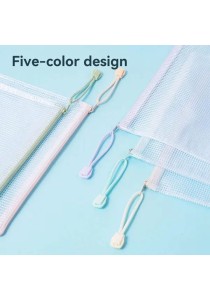 Ντοσιέ Με Φερμουάρ Α5 Deli EF281 Colorful