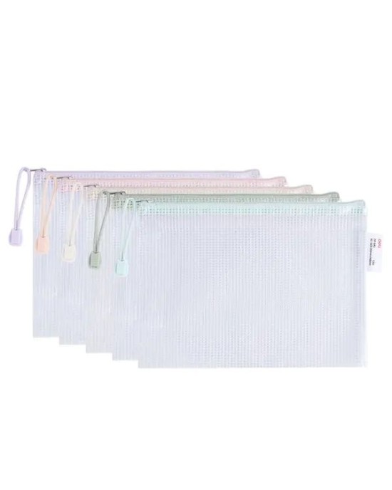 Ντοσιέ Με Φερμουάρ Α5 Deli EF281 Colorful