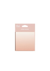 Αυτοκόλλητα Χαρτάκια Ombre ροζ 74x74mm 60φ