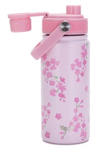 Θερμός Μεταλλικό Με Λαβή Yolo 500ml  - Pink Blossom