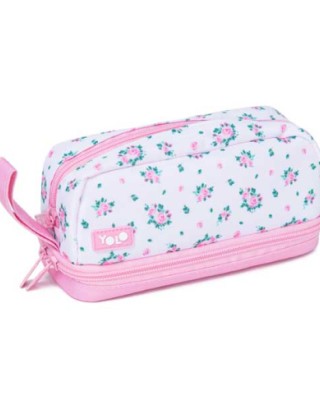 Κασετίνα yolo Smart Pink Flowers