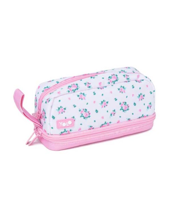 Κασετίνα yolo Smart Pink Flowers