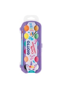 Νερομπογιές Giotto Candy Colors 12 χρώματα