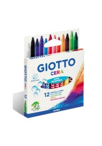 Κηρομπογιές Giotto Cera 12 χρώματα