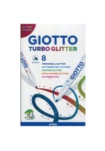 Μαρκαδόροι Giotto Turbo glitter σετ 8 ΤΜΧ
