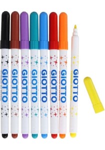 Μαρκαδόροι Giotto Turbo glitter σετ 8 ΤΜΧ