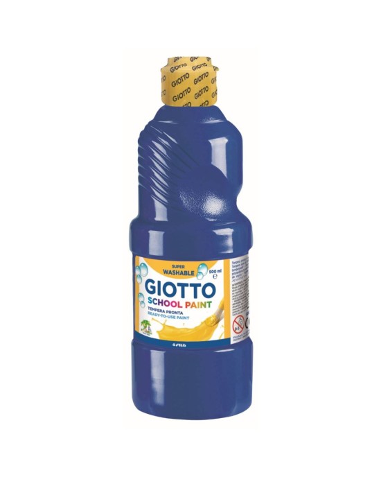 Τέμπερα Giotto School Paint 500ml Μπλε Σκούρο (Ultramarine) Τέμπερα Giotto School Paint 500ml Μπλε Σκούρο (Ultramarine)