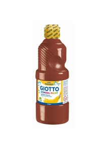Τέμπερα Giotto School Paint 500ml Καφέ (Brown)