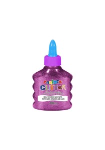 Κόλλα glitter Carioca 88 ml - Φουξ