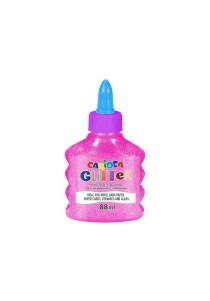 Κόλλα glitter Carioca 88 ml - Neon pink