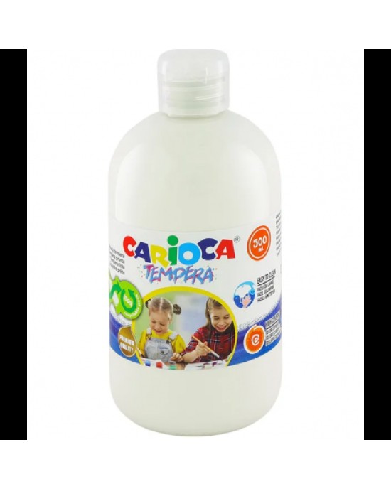 Carioca Τέμπερα Ζωγραφικής 500ml - Λευκό