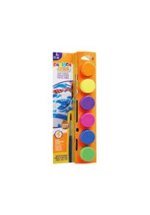 Τέμπερες Carioca Neon 6x25ml + Πινέλο 