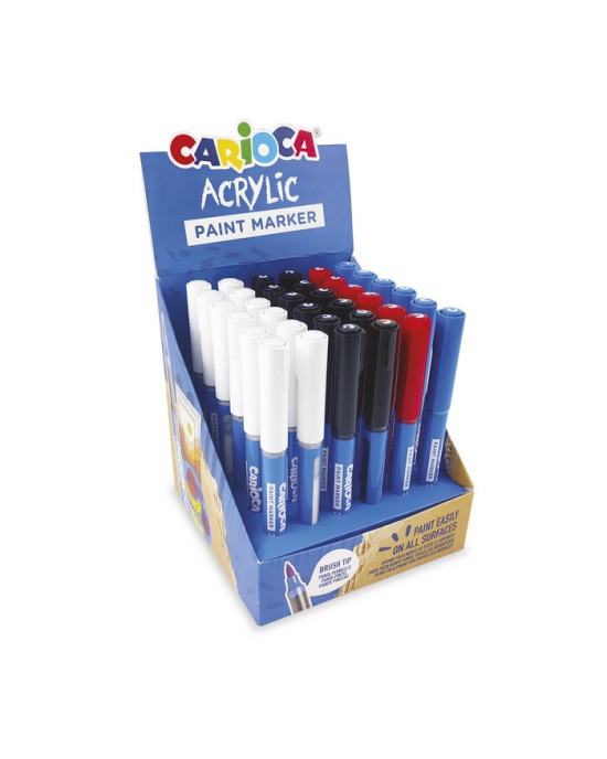 Ακρυλικός μαρκαδόρος Carioca Brush - Κόκκινο