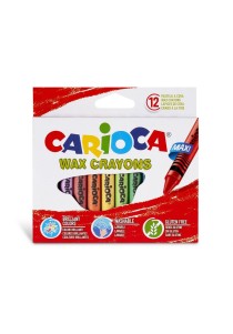 Κηρομπογιές Carioca Maxi 12 τμχ