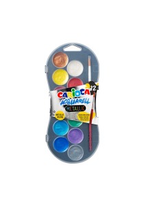 Carioca Νερομπογιές Metallic 12 Χρωμάτων