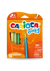Ξυλομπογιές CARIOCA baby 10 χρώματα