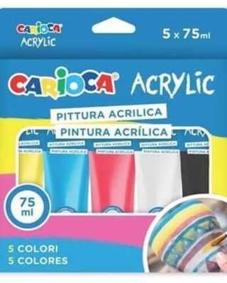 Ακρυλικά Χρώματα Carioca 5x75ml