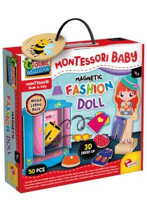 LISCIANI παιχνίδι Montessori Baby Magnetic Fashion Doll 3D dress up