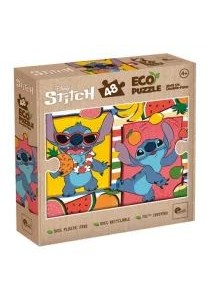 Lisciani Παιδικό Eco Puzzle Double Face Disney Stitch 48τεμ