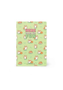 Σημειωματάριο Α5 ριγέ Legami- Corgi