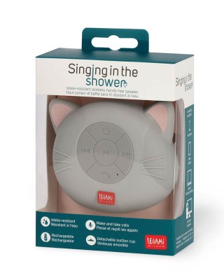 Αδιάβροχο Bluetooth Ηχείο Singing In The Shower Kitty Legami