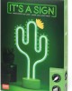 Legami φωτιστικό It's a Sign: Neon Effect - Cactus 