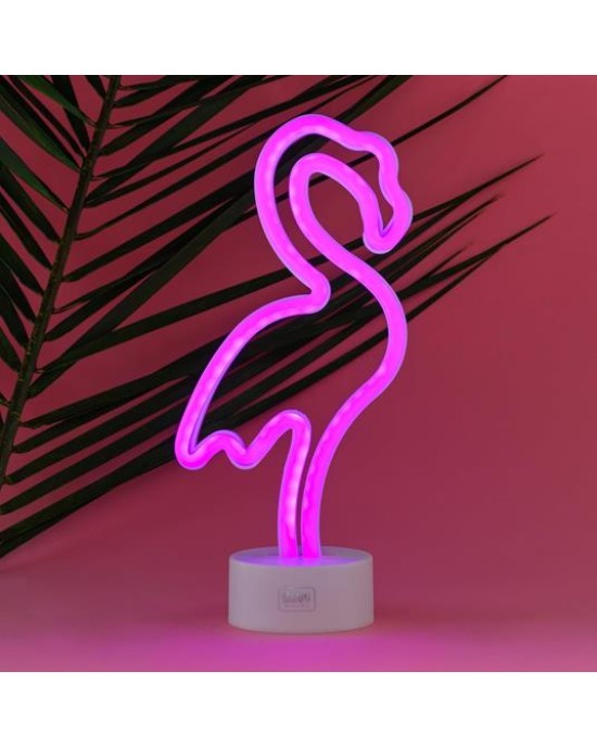 Legami φωτιστικό It's a Sign: Neon Effect - Flamingo