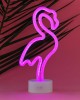 Legami φωτιστικό It's a Sign: Neon Effect - Flamingo