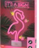 Legami φωτιστικό It's a Sign: Neon Effect - Flamingo