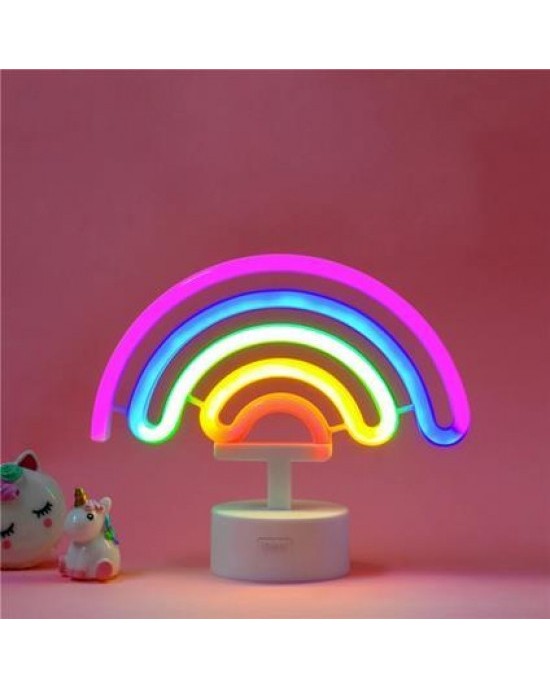 Legami φωτιστικό It's a Sign: Neon Effect - Rainbow