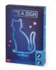 Legami φωτιστικό It's a Sign: Neon Effect - Kitty