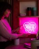 Λάμπα LED με φως νέον - All You Need is Love - It's a Sign