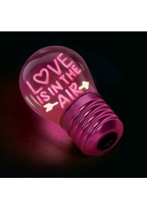 Διακοσμητικό επιτραπέζιο φωτιστικό σε σχήμα λαμπτήρα - Love is in the Air - Bulb Fiction
