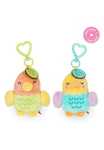 Μπρελόκ με ένα λούτρινο παιχνίδι - σετ 2 τμχ