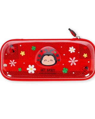 Σκληρή διαφανής κασετίνα για μολύβια Ladybug - WonderWow