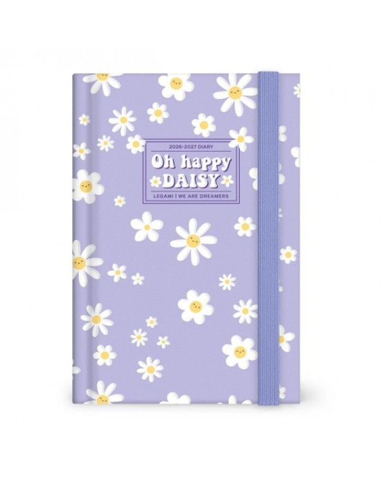 ΗΜΕΡΟΛΟΓΙΟ LEGAMI 2026-2027 16 ΜΗΝΩΝ ΗΜΕΡΗΣΙΟ 12x18 cm MEDIUM DAILY DIARY - DAISY LILAC