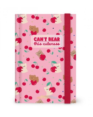 ΗΜΕΡΟΛΟΓΙΟ LEGAMI 2026-2027 16 ΜΗΝΩΝ ΗΜΕΡΗΣΙΟ 12x18 cm MEDIUM DAILY DIARY - TEDDY BEAR CHERRY PINK 