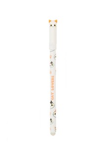 Στυλό Erasable iTotal Cat lovers White 0,5mm Μπλέ