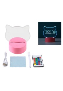 i-Total Πίνακας Led σε Σχήμα Γάτας με Στυλό