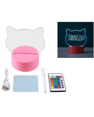 i-Total Πίνακας Led σε Σχήμα Γάτας με Στυλό